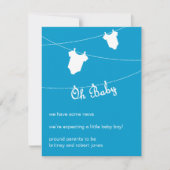 Mon bébé ! Faire-part de grossesse (Devant)