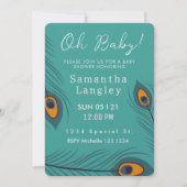 Mon bébé ! Invitation Baby shower de printemps (Devant)