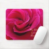 Mon bébé se marie ! Tapis de souris Rose rose (Avec souris)