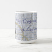 Mon Bedlington Mangé Mon plan de leçon Café Mug (Centre)