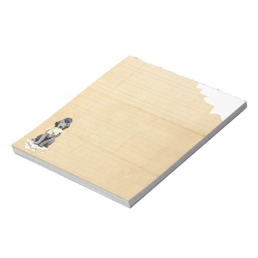 Mon Bedlington Terrier A Mangé Mon Bloc-notes (Tourné)