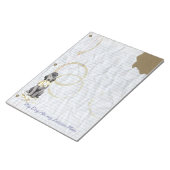 Mon Bedlington Terrier a mangé mon carnet de plan (Incliné)