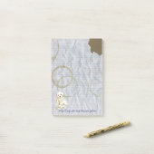 Mon Bichon a mangé mon plan de leçon Notes post-it (Sur un bureau)