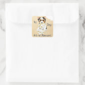 Mon Biewer Terrier Ate mon Sticker Carré (Sac)