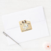 Mon Biewer Terrier Ate mon Sticker Carré (Enveloppe)