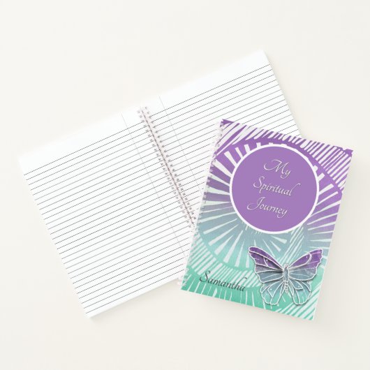 Mon bloc-notes de journal spirituel (Intérieur)