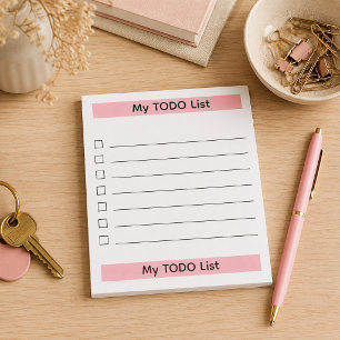 Mon bloc-notes déchirable de liste de tâches