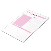Mon Bloc-notes rose Idée suivante (Incliné)