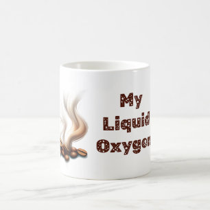 Mon café en oxygène liquide Mug