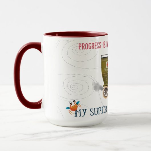 Mon café super scientifique Mug - Progrès (Gauche)