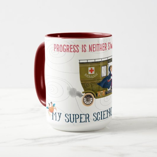 Mon café super scientifique Mug - Progrès (Devant gauche)