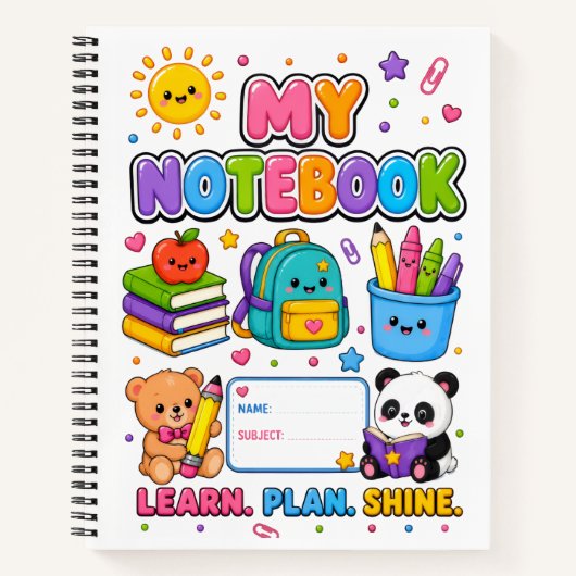 Mon cahier (Devant)