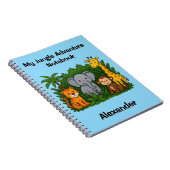 Mon cahier d'aventure dans la jungle – Cahier pers (Côté Droit)