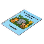 Mon cahier d'aventure dans la jungle – Cahier pers (Côté gauche)