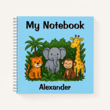 Mon cahier d'aventure dans la jungle – Cahier pers