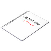 Mon cahier de notes (Côté gauche)