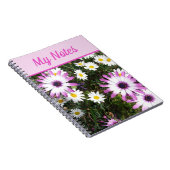 Mon cahier de notes Daisy Belle Rose florale Fleur (Côté Droit)