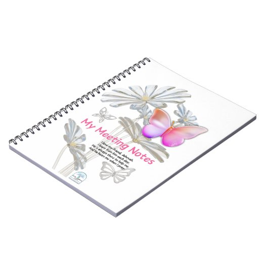 Mon cahier de réunion pour les sœurs JW Young (Côté gauche)