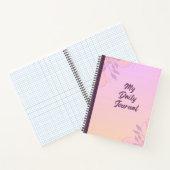 Mon cahier journalier à reliure spirale (Intérieur)