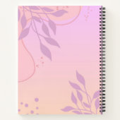 Mon cahier journalier à reliure spirale (Dos)