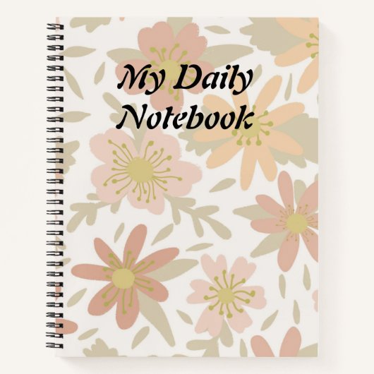 Mon cahier quotidien (Devant)