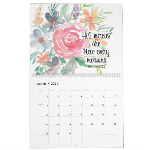 Mon calendrier des écritures 2020