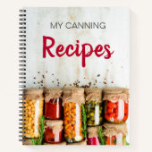 Mon Carnet de recettes Canning (Devant)
