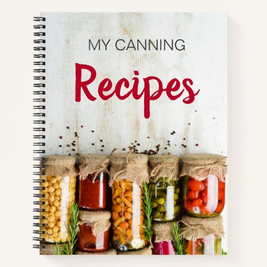 Mon Carnet de recettes Canning (Devant)