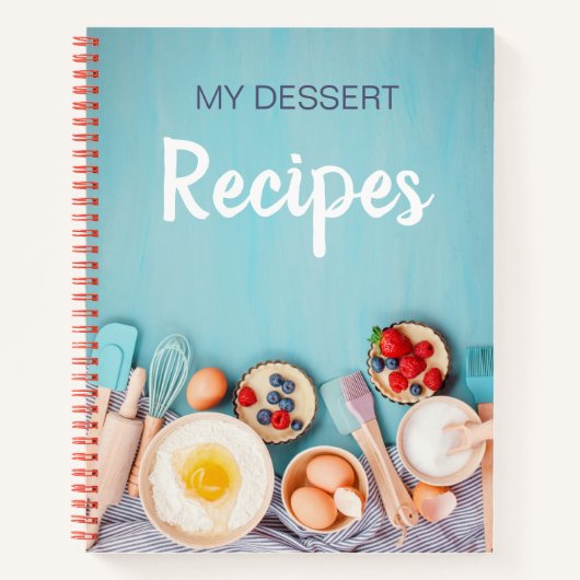 Mon Carnet de recettes de dessert (Devant)