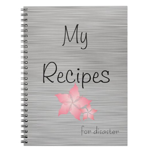 Mon carnet de recettes (pour la catastrophe) (Devant)