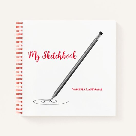 Mon carnet d'esquisses et mes notes avec personnal (Devant)