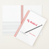 Mon carnet d'esquisses et mes notes avec personnal (À l'intérieur)