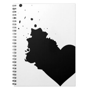 Mon carnet éclaboussé de coeur