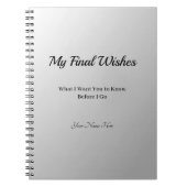 Mon Carnet Final Wings | Eternellement les vôtres (Devant)