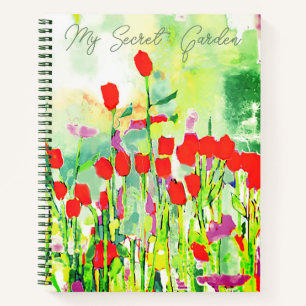 Mon Carnet Fleur sauvage d'aquarelle Secret Garden