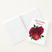 Mon Carnet Mariage Gold et Red Roses (Intérieur)