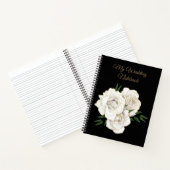 Mon Carnet Mariage Or et Roses Blanches (Intérieur)