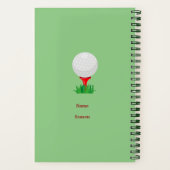 Mon Carnet personnel de jeu de golf (Verso)