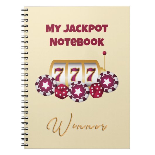Mon Carnet spiral Jackpot (Devant)