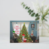 MON CARTE DE NOËL 2024 Carte postale de test (Debout devant)