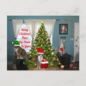 MON CARTE DE NOËL 2024 Carte postale de test (Devant)