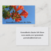 Mon carte de visite de magasin de Zazzle (Devant / Derrière)