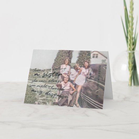 MON Carte de voeux SOEUR (Devant)