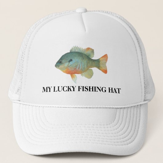 Mon Casquette de pêche chanceux (Devant)