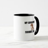 Mon Cavalier Est Mon Humain Préféré Mug (Devant droit)