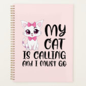 Mon chat appelle et je dois y aller (Devant)