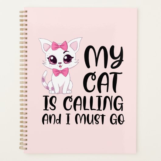 Mon chat appelle et je dois y aller (Devant)