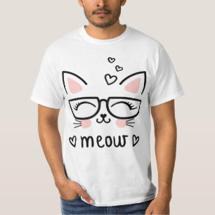 Mon chat est mignon T-shirt MEOW