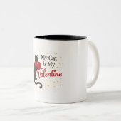 Mon Chat Est Mon Mug De La Saint-Valentin – Silhou (Devant droit)