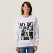 MON CHAT EST PLUS INTELLIGENT QUE VOS T-shirts ÉTU (Devant entier)